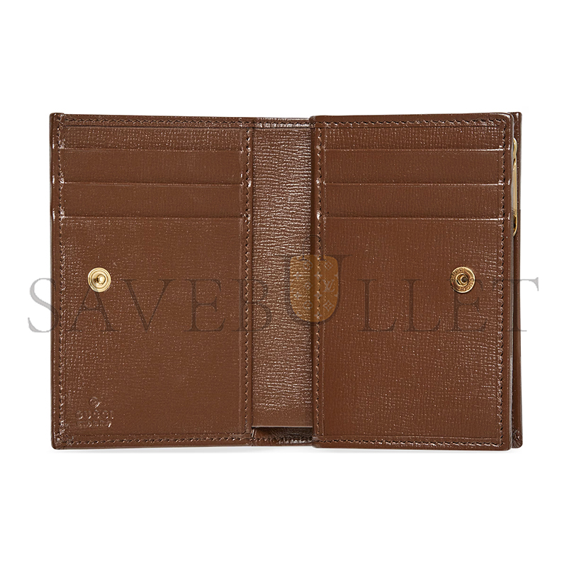 GUCCI HORSEBIT 1955 CARD CASE WALLET ‎72684692TCG8563 (11.5*8*3cm)